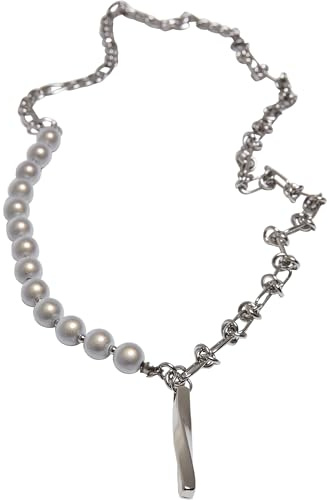 Urban Classics Unisex Halskette Mars Various Chain Necklace silver one size