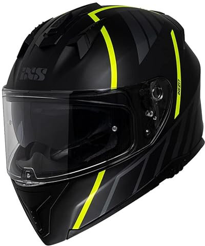 IXS - 217 2.0 Integralhelm Black/Yellow Fluo/Matt S