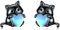 YFN Boucles d'oreilles en pierre de lune pour femmes Boucles d'oreilles en argent sterling Animals Cat Stud Earrings pour les filles