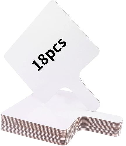 18 Stück trocken abwischbare Antwort-Paddel, doppelseitig, Auktionspaddel, Mini-Whiteboards, kleine Whiteboard-Schilder für Klassenzimmer, Unterricht, Büro, Meeting, Abstimmungen, Brautpartys, Spiele