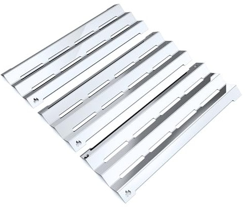 teileplus24 BR07-3-SG Gasgrill Edelstahl Brennerabdeckung kompatibel mit Napoleon LE3 LE485 | LE1 LE485 | Flavorizer Bars | Passgenau | Rostfrei | Brennerschutz