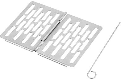 CIMAXIC 1stk Zusammenklappbarer Grill Grillzubehör Grill Für Den Park Grillrost Aus Edelstahl Tragbarer Grill Mini-grillwerkzeuge Falten