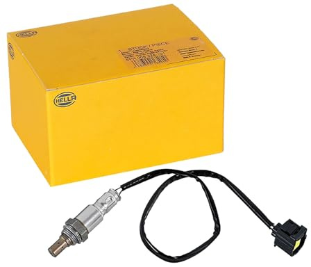 HELLA 6PA 358 221-571 Lambdasonde Sauerstoffsensor- 4-polig - Kabel: 410mm | 6PA 358 221-571 Kompatibel mit Attrage VI Stufenheck (A1_A),Space Star VI Schrägheck (A0_A)