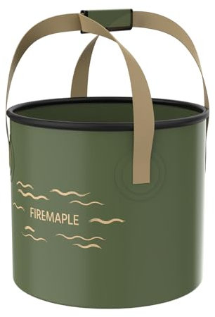 Fire-Maple Folding Bucket 12L 20L Camping Collapsible Water Storage Container Portable Pail for Traveling Garden Beach Fishing Picnic Hiking Car Washing