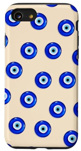 Evil Eyes Aesthetic Greek Talisman Case for iPhone SE (2020) / 7 / 8