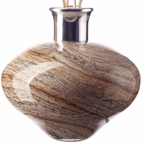 Oval Reed Diffuser in Cream, Beige and Brown (Natural Stone)