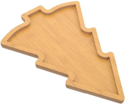Garneck Platos De Madera De Navidad Para Snacks Frutas Quesos Ideal Para Servir Decoración Casa