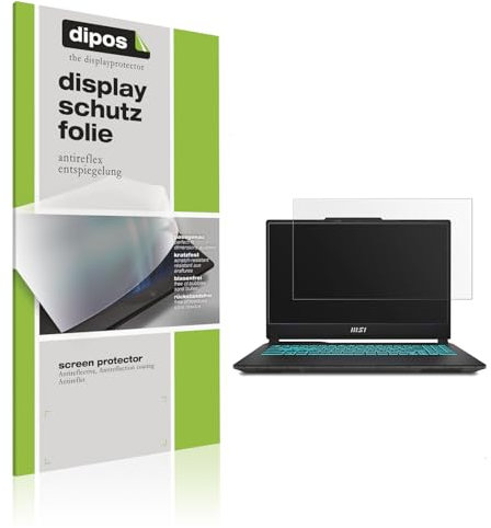 dipos I 2x Screen Protector matte compatible with MSI Cyborg 15 Gaming Laptop Protection Films