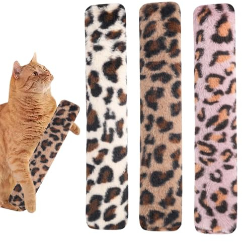 Katzen-Kick-Spielzeug, interaktives Kätzchen-Kissen, weiches Leopardenmuster, Plüsch-Kaukissen für den Heimgebrauch, 3 Stück