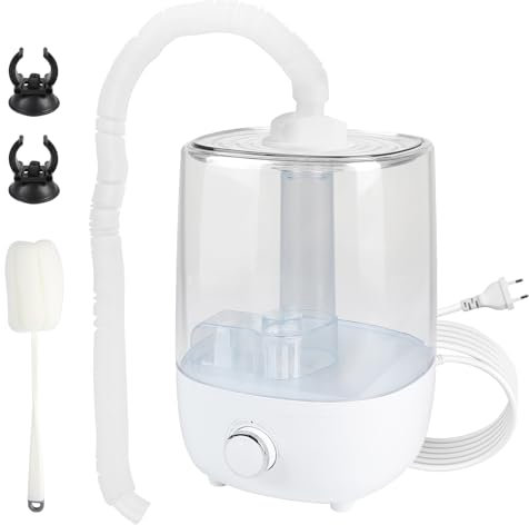 CPROSP 4L Reptilien-Luftbefeuchter, Luftbefeuchter mit Schlauch, Geräuschloser Nebler Terrarium, Drehknopf Reptilien Befeuchter, Universal-Luftbefeuchter für Reptilien