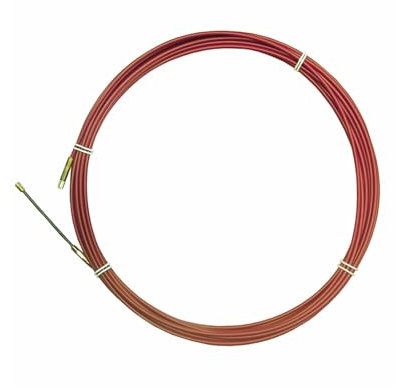 Passacavi in acciaio di 4 mm di spessore e 10 m di lunghezza, ideali per guidare e rinforzare i cavi nelle installazioni.