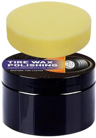 Abrillantador de ruedas para coche, 100 g, protección UV con capa protectora de larga duración para vehículos