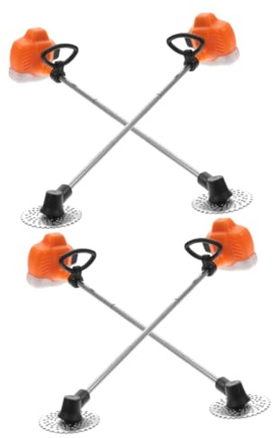 HANABASS 4 Stck. Miniatur Rasenmäher PVC Modell Puppenhaus Deko Bemalbar Langlebig Passend für Wohnzimmer und Schlafzimmer Miniaturhäuser