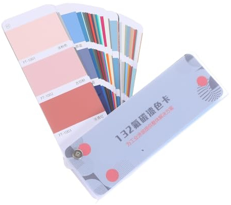 Carta Campione Vernice Standard 132 Colori Set 1 per Confronto | Campioni Metallici per Abbinamento Preciso, Carta e Plastico, Uso Interno e Automotive