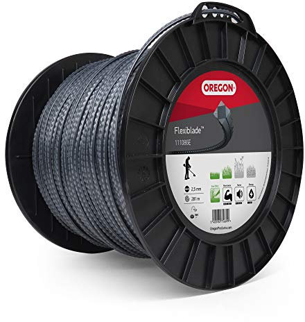 Oregon 111086E Fil de coupe strié FlexiBlade, 2,50 mm, bobine de 281 m