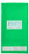 Unique Party Supplies 5091 Kunststoff-Tischdecke - 2,74 m x 1,37 m - Smaragdgrün