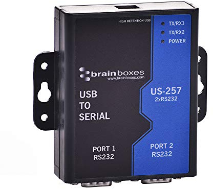 RS232 2 Port USB to Serial Adapter