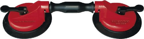 KS Tools 140.1008 Ventosa doble, 80 kg, doble cabeza articulada