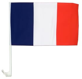 MaxFlags® Drapeau pour Voiture France 30x40cm