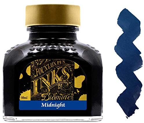 Diamine Midnight Fountain Pen Ink