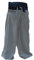 2 Tone Thai Fisherman Pants Yoga Trousers Free Size Cotton Black and Gray