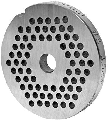 Wolfcut Inox Fleischwolfscheibe Gr. 8-3,5 mm Bohrung - Kompatibel/Ersatz mit Fleischwolf Jupiter - Bosch - Alexanderwerk