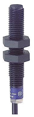 Schneider XS4P08MA230 XS4-Indu. Näher.SCH. M8, L50 mm, PPS, SN 2, 5 mm, 24-240 V AC/DC, 2 m Kabel