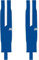 JAKO Lazio Stutzenstrumpf blauweissblau, 3 (35-38) Herren