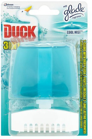 Duck Toilet Liquid Rimblock , 3-in-1 Toilet Bowl Cleaner, Cool Mist, 55 ml
