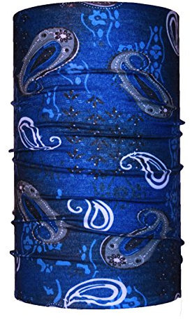 HeadLOOP Multifunktionstuch blau Loop Schlauchtuch Schal Halstuch Kopftuch Microfaser