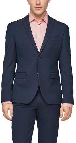 s.Oliver Herren 160.11.899.15.153 Anzugjacke, 5978 blue, 90