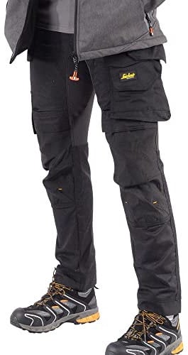 Snickers Workwear Herren 6241 Allroundwork Hose, Schwarz, 38W