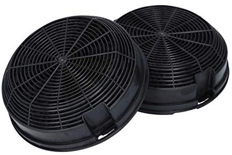 LUTH Premium Profi Parts Activated Carbon Filter Set Compatible with Type47 Whirlpool 484000008784 AMC023 153 mm Diameter for Cooker Hood 2 Pieces