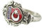 Besteck Schmuck Ring 800 Silber, Besteckschmuck Ring, ca. 58 (18,5)