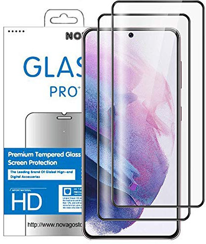 NOVAGO Compatible Samsung Galaxy S21 5G -Pack de 2 Films Protection écran en Verre trempé résistant
