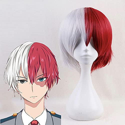 Meine Held Academia Cosplay Perücke Todoroki Shoto Cosplay Perücke Hitzebeständige Synthetische Boku Kein Held Academia Cosplay Perücken Halloween