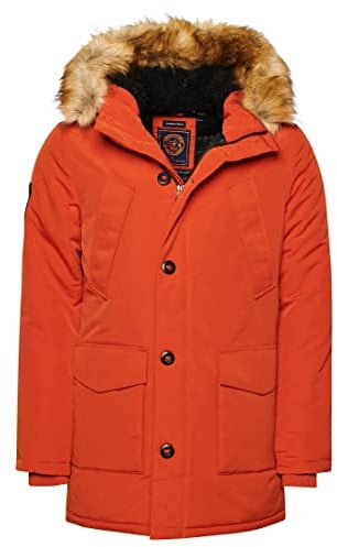 Superdry Herren Vintage Everest Parka A4 – gepolstert, Pureed Pumpkin, M