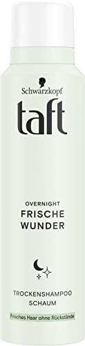 Taft Overnight Frische Wunder Trockenshampoo Schaum (150 ml), Trockenshampoo für Volumen und Frische über Nacht, beschwert nicht und hinterlässt keine Rückstände