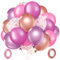 Romon 60 Palloncini Classici Rosa Gold, Palloncini Festa, 12 pollici Palloncini Compleanno, Palloncini con Coriandoli, Addobbi Compleanno, Decorazione Festa di Compleanno