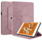 TIPOYOROO iPad Mini 5 Rotating Case, iPad Mini 1/2/3/4/5th Generation Case PU Leather Folio Stand Cover Flip Shell with Pen Holder for Apple iPad Mini 7.9 inch- Rose Gold