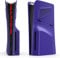 PS-5 SIim Faceplate for Disc Edition, innoAura PS-5 Slim Cover with Cooling Vents, Anti-scratch Dustproof Protective PS-5 Slim Plates, Premium ABS Replacement Shell for PS-5 Slim(Purple) (IA-116)