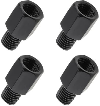 JNNJ 4 Stück Spiegeladapter Spiegel Adapter Linksgewinde, Motorrad Spiegel Adapter Roller Rückspiegel Schrauben, Rechtsgewinde Motorrad Spiegel Adapter Linksgewinde
