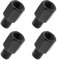 JNNJ 4 Stück Spiegeladapter Spiegel Adapter Linksgewinde, Motorrad Spiegel Adapter Roller Rückspiegel Schrauben, Rechtsgewinde Motorrad Spiegel Adapter Linksgewinde