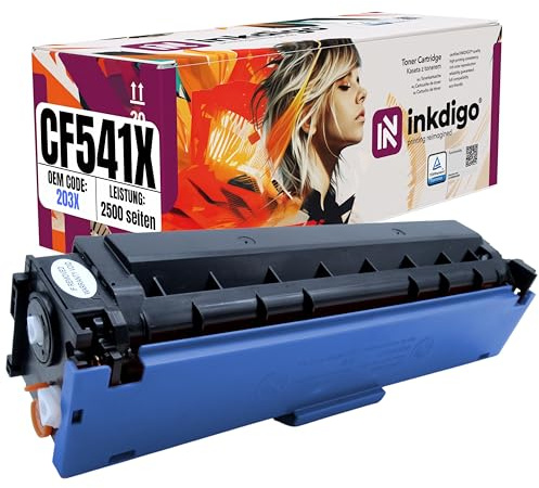 203X CF541X XL - Premium TÜV Toner Kompatibel für drucker HP Color LaserJet Pro M254dnw M254dw M254nw MFP M280nw M281fdn M281fdw M281fw