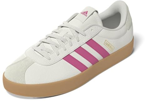 adidas Femme VL Court 3.0 Basket, Blanc/Magenta/doré (White Magenta Pulse Gold Metallic), 38 EU