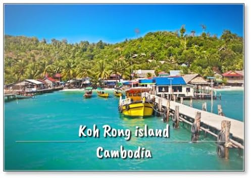 Kühlschrankmagnet Ship While on Koh Rong Island, Kambodscha