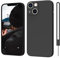ORDA for iPhone 13 Case Silicone Camera Protection Ultra Slim Case Soft Gel Cover Rubber Lightweight Anti-Scratch for iPhone 13 Phone Case Compatible for iPhone 13 6.1-Inch Black