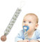 Baby-Schnuller-Halter-Clip – Baby Greifer Beißring Anhänger | Stickschnullerseil für und Mädchen, Entlastung des Zahnens, Gurt für 0–3 Jahre alte Kinder