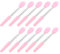 minkissy 10st Lippenmaske Löffel Lipgloss Gesichts-make-up Lidschatten Mit Schwammspitze Make-up-zauberstäbe Lippenstift Kosmetik Wimperntusche Make-up-palette Heimwerken Rosa Kieselgel