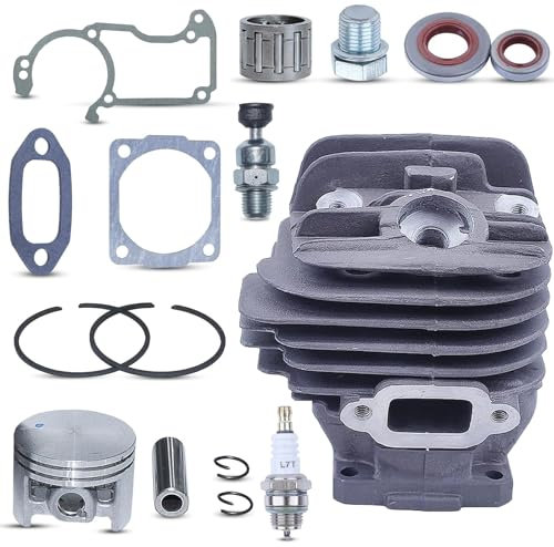 Pistone cilindro per motoseghe Stihl 026 MS 260 serie 44,7 mm pistoni cilindrici + guarnizione + candela + cuscinetto ad aghi + paraolio serie accessori pezzi di ricambio per 1121-020-1215 e 1121-020